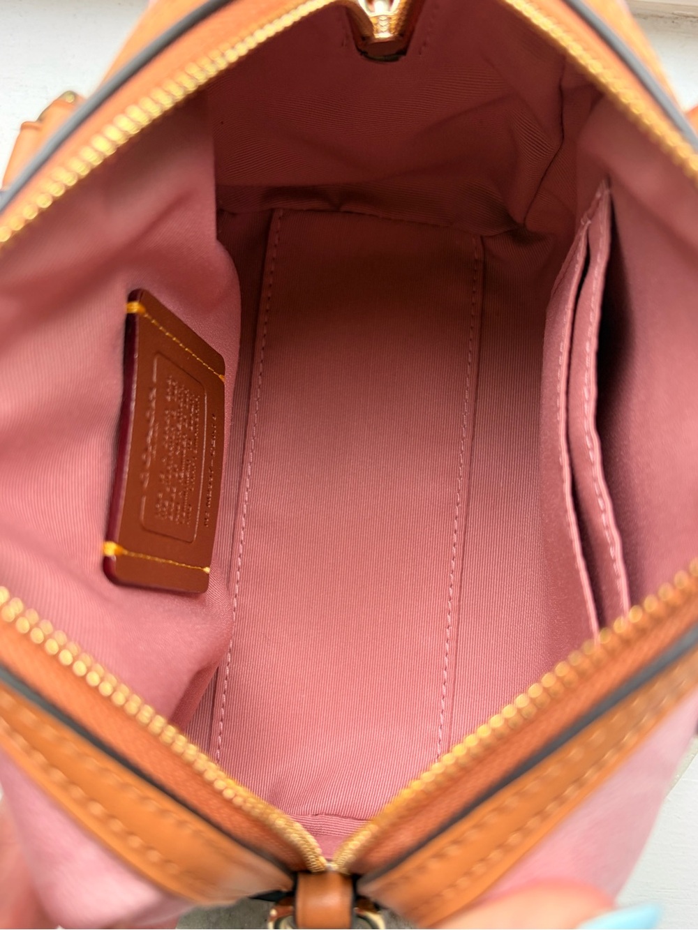 Coach Powder Pink Mini Rowan - Picture 7 of 8